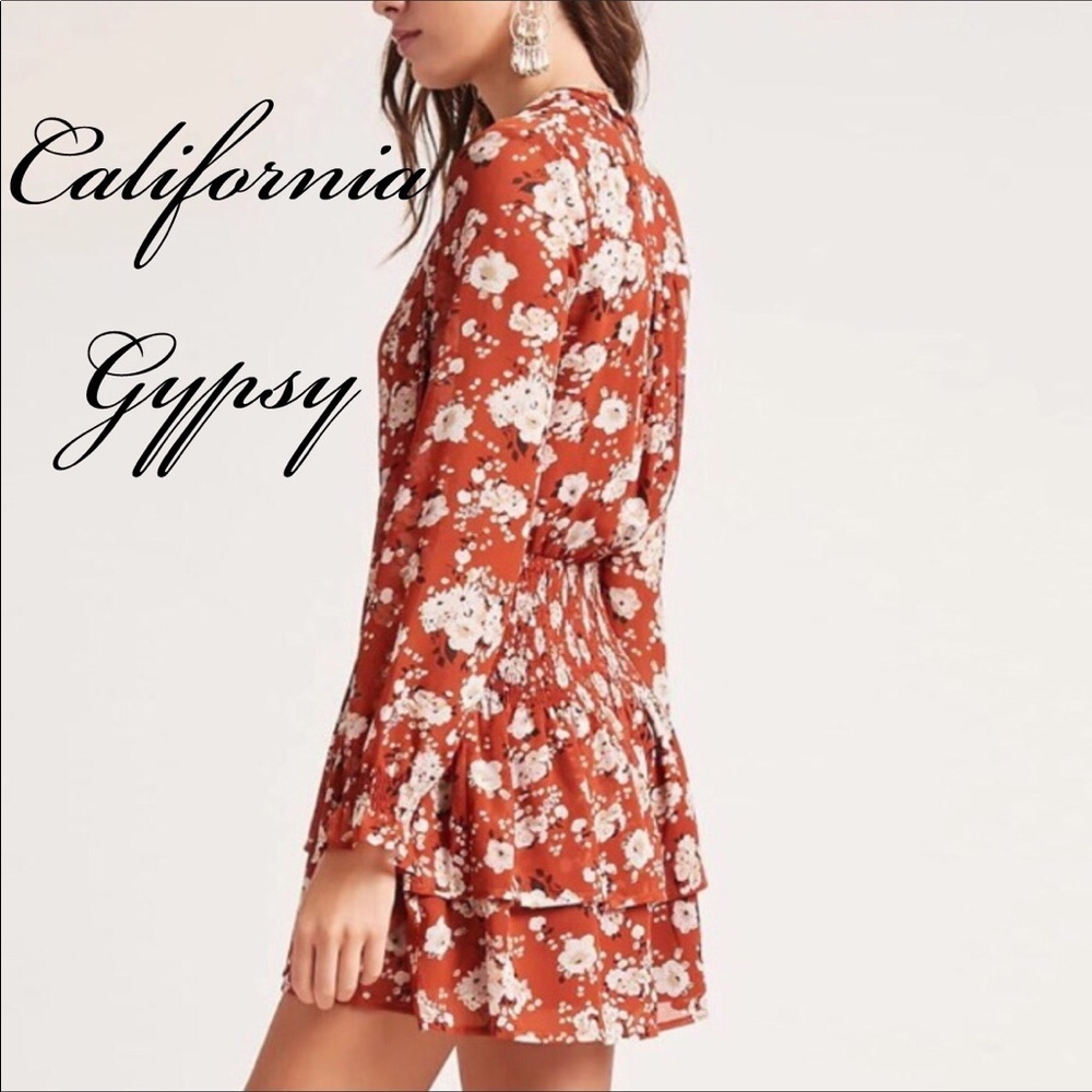 Gypsy festival Bohemian floral dress✨ - Picture 2 of 4